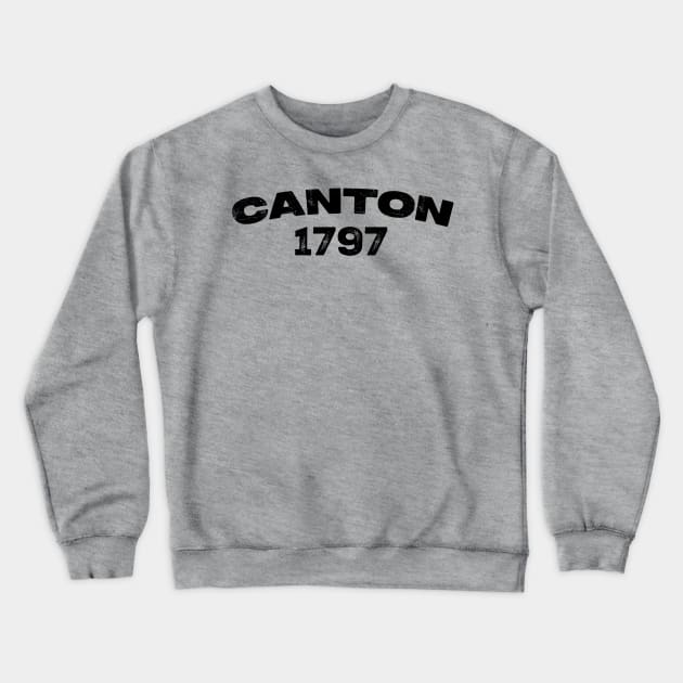 Canton, Massachusetts Crewneck Sweatshirt by Rad Future